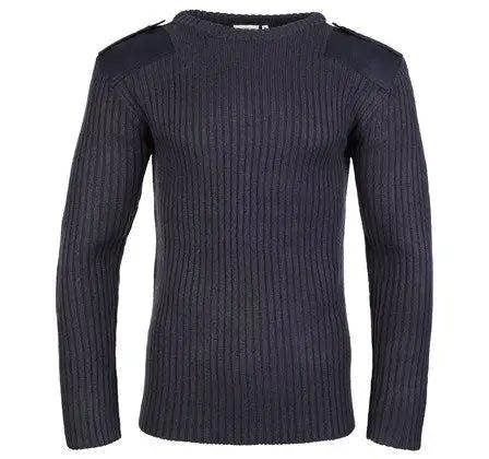 Crew Neck Combat Jumper - Hi-Vis Trousers