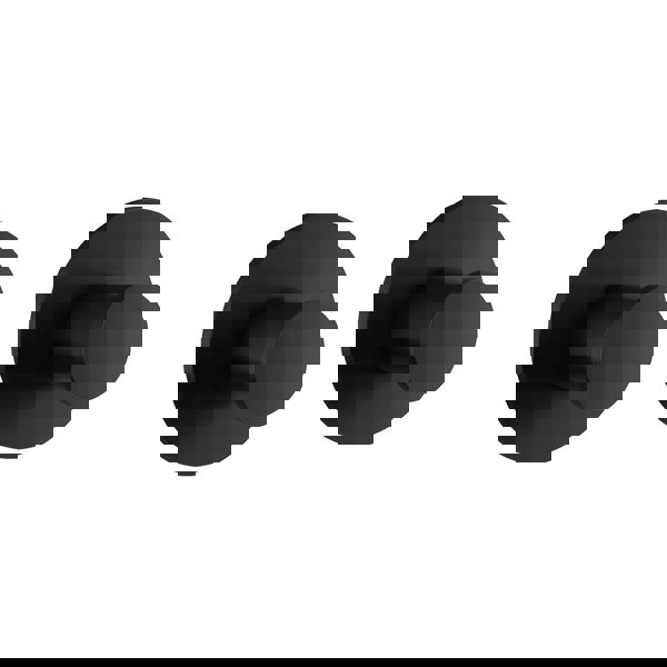 Pair or matt black towel hooks