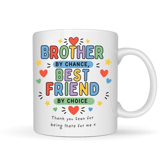 Aye Do Gifts Personalised Brother Mug Gift | Brother Best Friend Gift