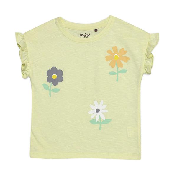 Mini Cuddles Baby Girls 3pk Floral Printed Knit Tops, Multicolour