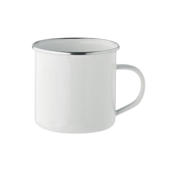 MidOcean Plateado L Enamel Sublimation 500ml Mug - White - 
