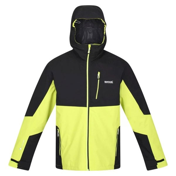 Regatta Mens Wentwood VII 3 in 1 Waterproof Jacket - Black/Bright Kiwi