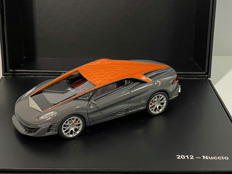 nuccio 2012 bertone grey orange 1:43 scale la mini miniera lmbt