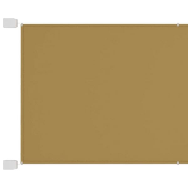 Berkfield Vertical Awning Beige 60x1200 cm Oxford Fabric