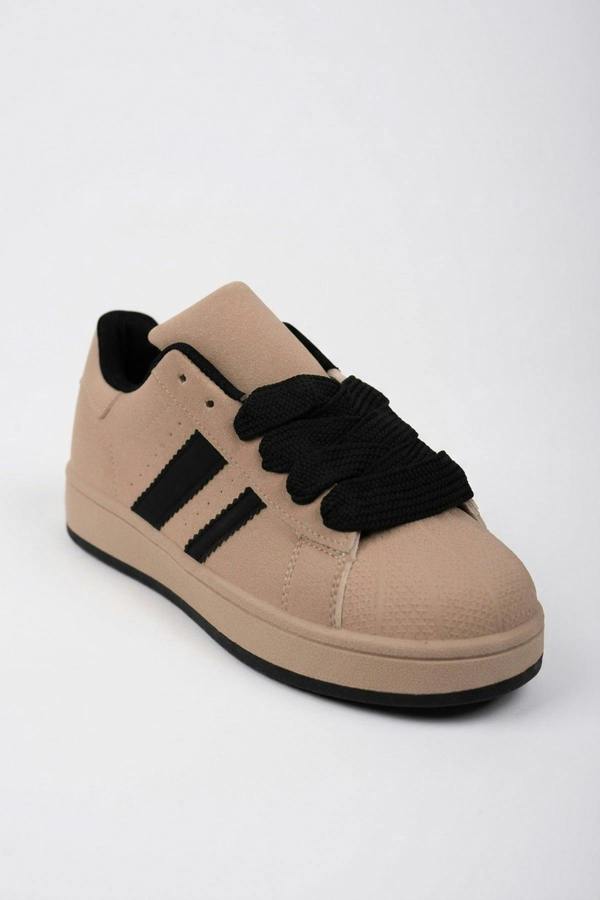 ikrush Maud Faux Suede Stripe Trainers