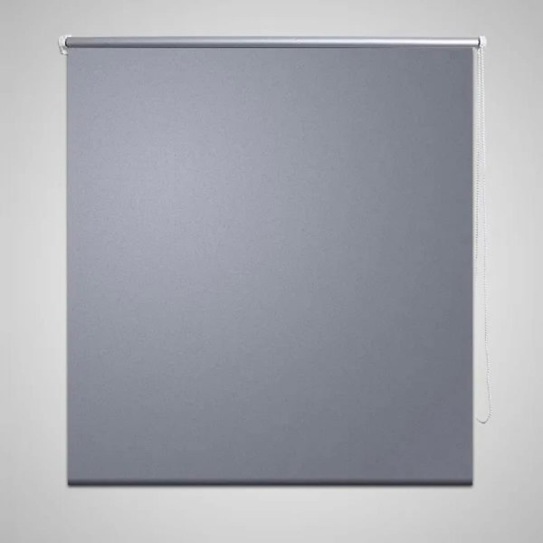 Berkfield Roller Blind Blackout 160 x 175 cm Grey