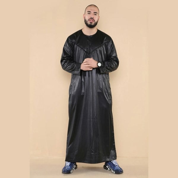 102_thobe_Black_L - 56, 102_thobe_Black_M - 54, 102_thobe_Black_S - 52, 102_thobe_Black_XL - 58, 102_thobe_Black_XXL - 60