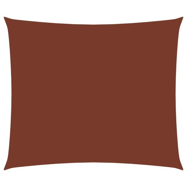 Berkfield Sunshade Sail Oxford Fabric Rectangular 4x5 m Terracotta