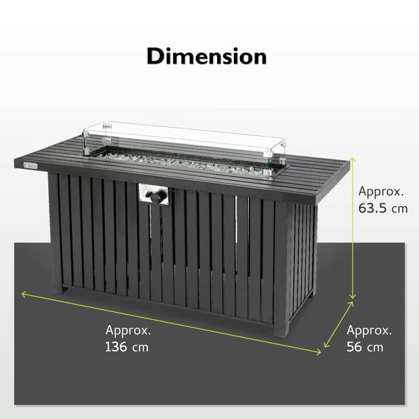 Tepro topeka XL Gas Fire Pit