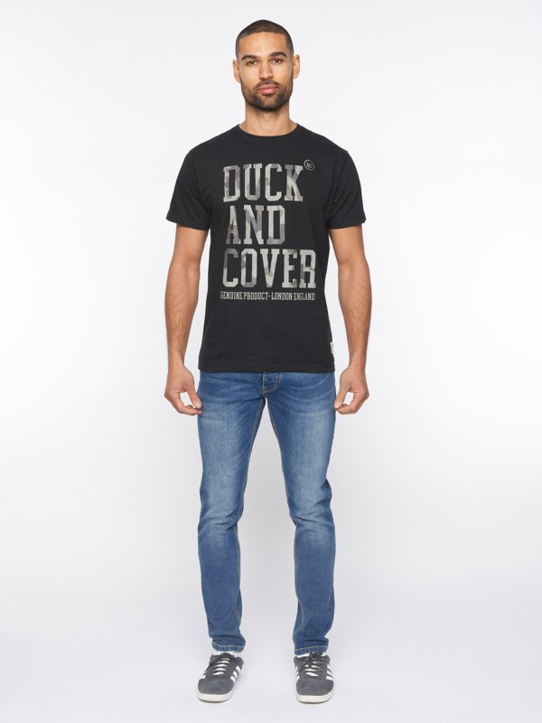 Duck and Cover Carrillo T-Shirt - Black