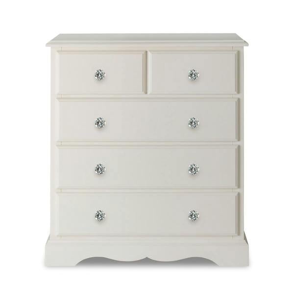 Statement Furniture Romance 2 Over 3 Chest of Drawers with Crystal Handles