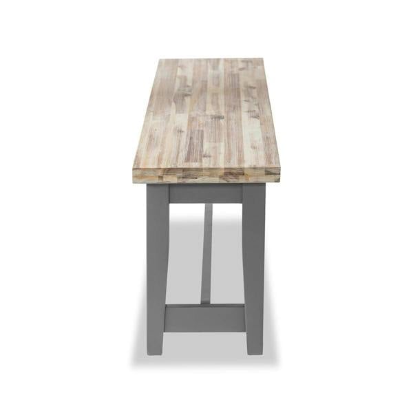 Statement Furniture Florence Bench Wooden Dining Table Seat 120cm Long