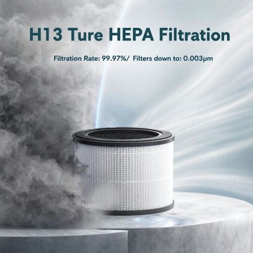 HOMCOM H13 True HEPA Replacement Filter for Air Purifier (823-097), 2 Pack