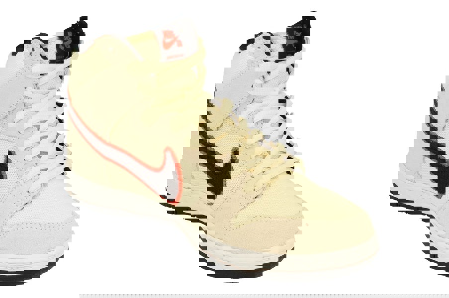 Nike Sb Dunk High Pro PRM Mens Trainers Do9394  100 - Coconut Milk Black Team Orange 100 - Photo 3