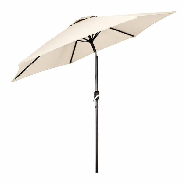 Groundlevel 2m Tilt and Crank Lightweight Parasol