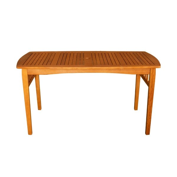 Samuel Alexander Kapalua 4 Seater Rectangular Outdoor Wooden Slatted Top Dining Table