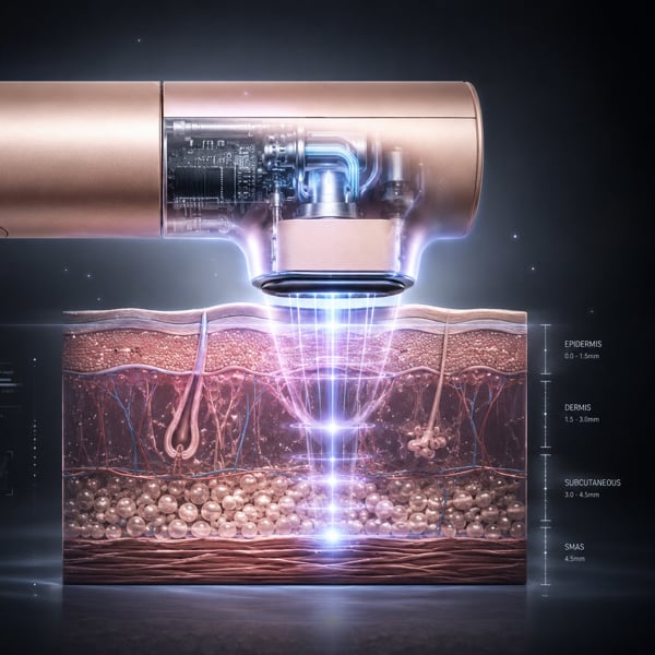 Pure Tone Aesthetics Innocera Platinum HIFU and RF Skin Tightening and Skin Lifting Tool