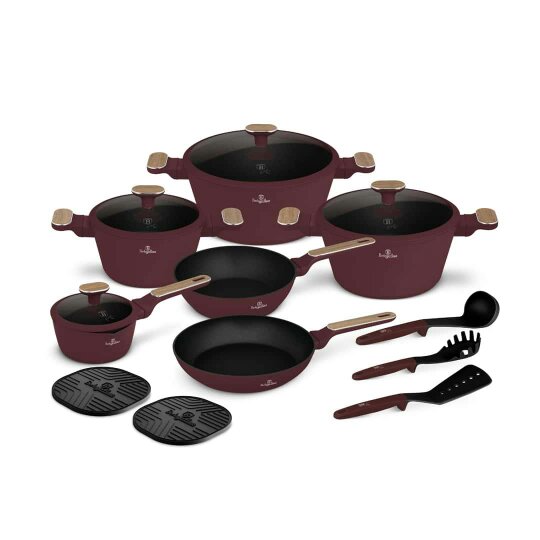 Berlinger Haus BH8306 – Leonardo Nordic 15 Piece Cookware Set