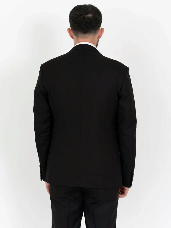 V2 Classic Henry - Black Three Piece Suit