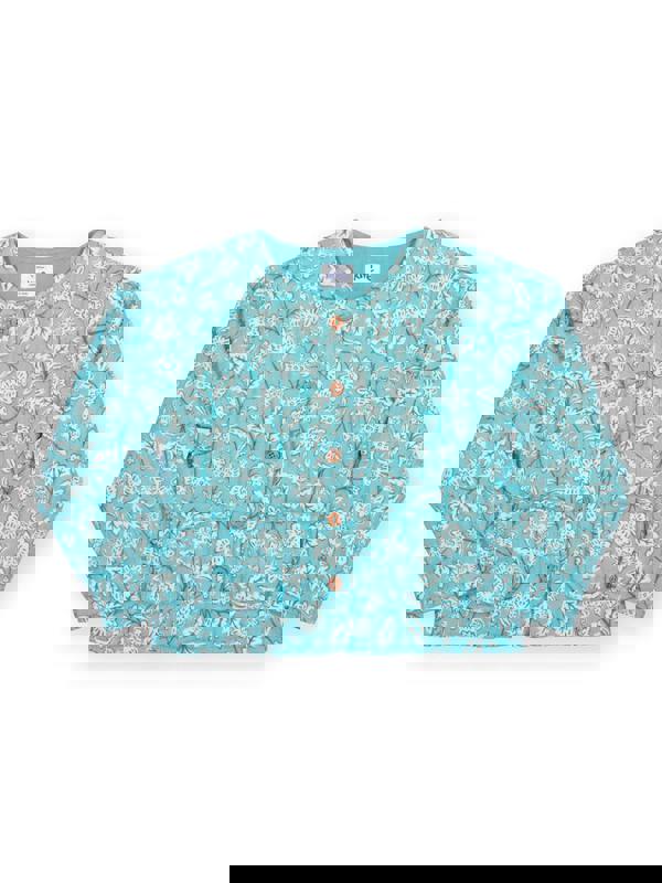 Kite Girls Organic Ocean Bloom Quilted Jacket