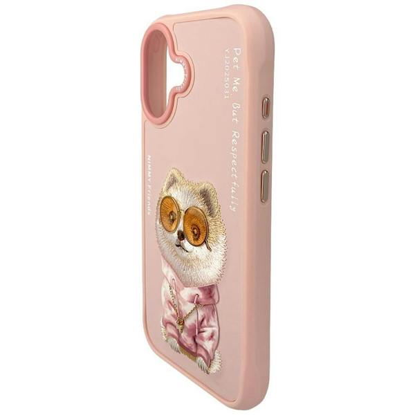 Nimmy Friends Nimmy Glass Cool Dog Case with MagSafe for iPhone 17 6.3" Pink - N-YJ-IP17-031