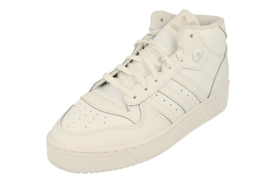 Adidas Originals Rivalry Mid Mens Trainers Sneakers  ID9427 - White White White Id9427 - Photo 0