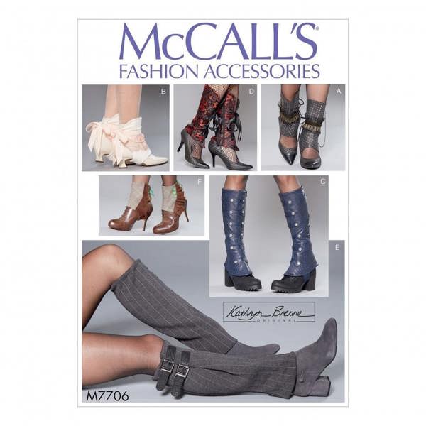 McCalls 7706 Paper Sewing Pattern – Women's Sewing & Shoe Making, Size One Size, Easy