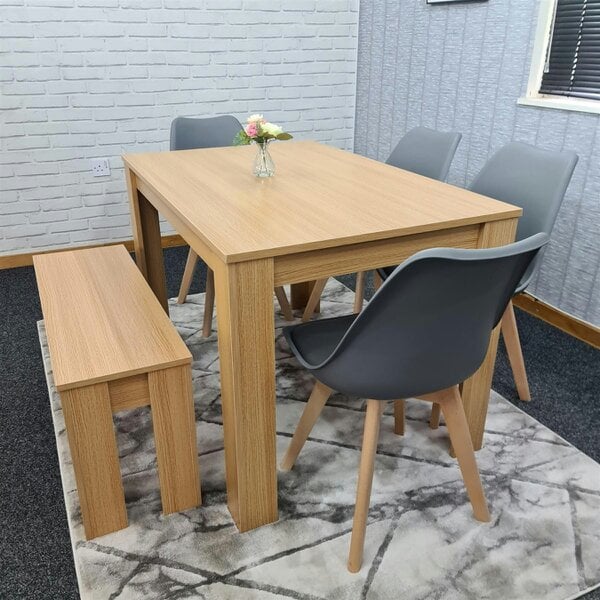 Kosy Koala Dining Table Set with 4 Chairs Dining Room and Kitchen table set of 4, and Benches