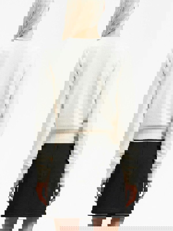 Palm Angels Classic Logo Sweater White - Supplied FashionPALM ANGELS