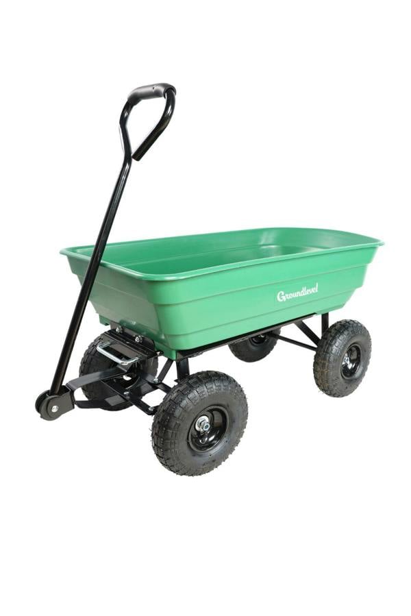 Groundlevel Heavy Duty Tipper Garden Cart