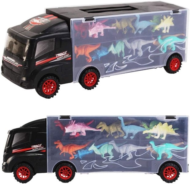 deAO Toys Dinosaur Transporter Truck Carrycase