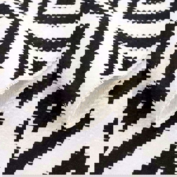 Machine Washable Black &amp; White Rug and Mat | The Rugs