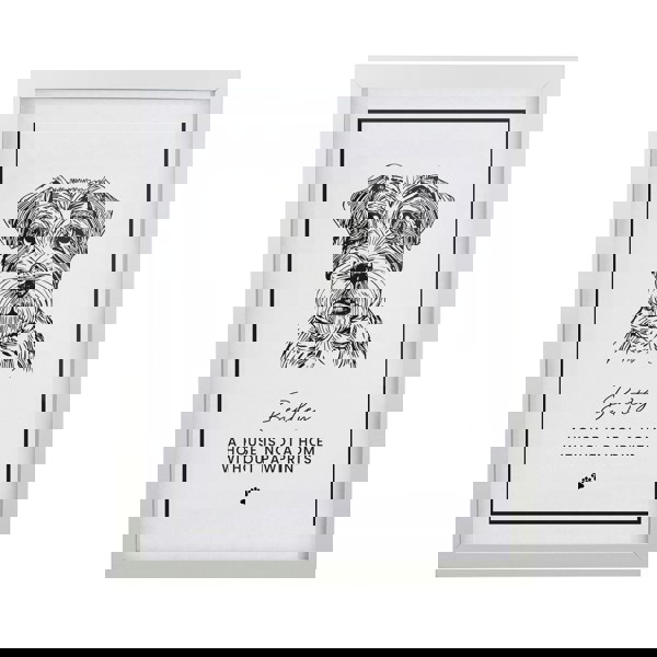 Personalised Memento Company Personalised Dog Breed White Framed Print