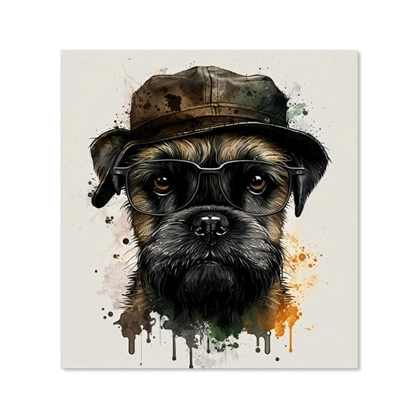 Warren Reed - Designer Border Terrier Dog Kitchen Splashback