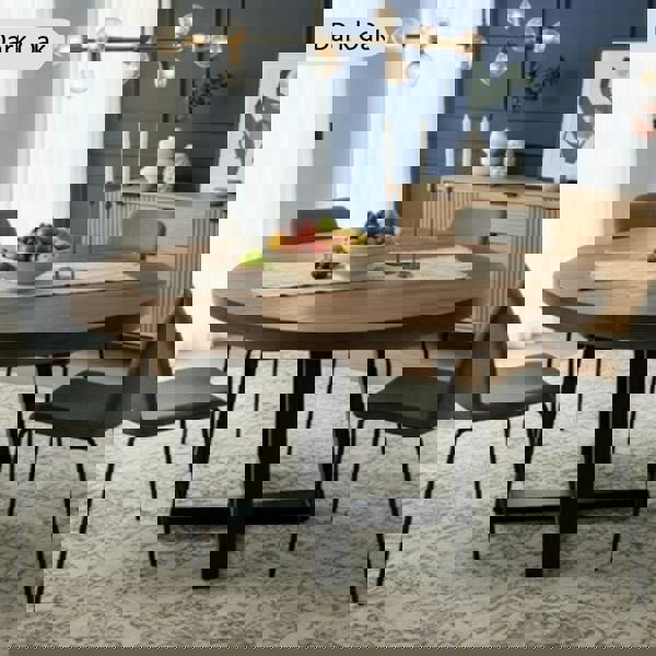 TRL Furniture Chunky and Sturdy Round Dining Table