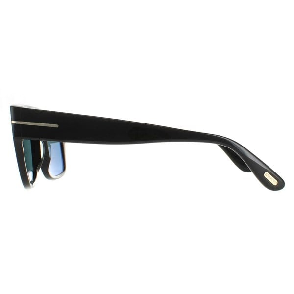 Tom Ford Sunglasses Dunning FT0907 01V Shiny Black Blue