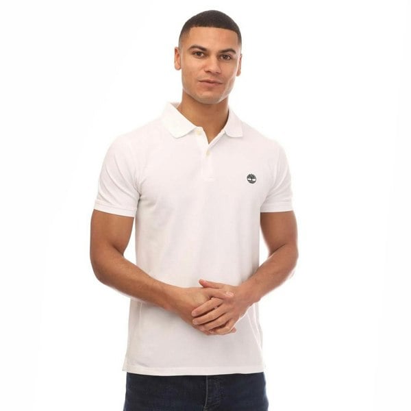 Timberland Mens Merrymee River Polo Shirt - White