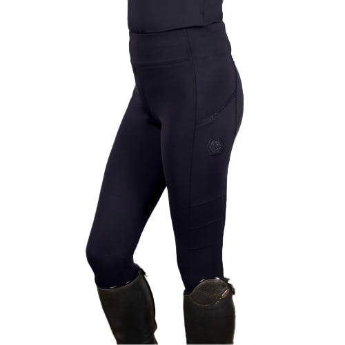 Coldstream Childrens/Kids Next Generation Hamilton Sparkle Horse Riding Tights - Navy - 