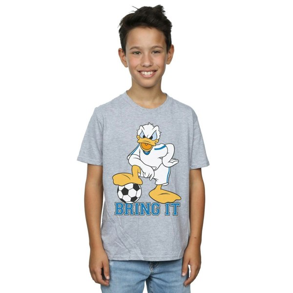 Disney Boys Donald Duck Bring It T-Shirt - Sports Grey