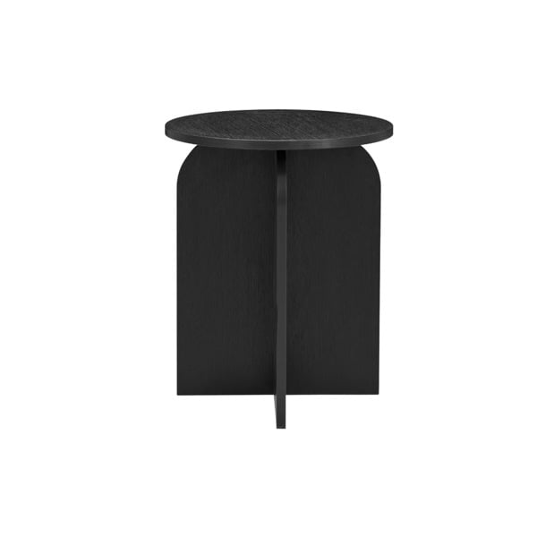 Arco Round Side Table - Black