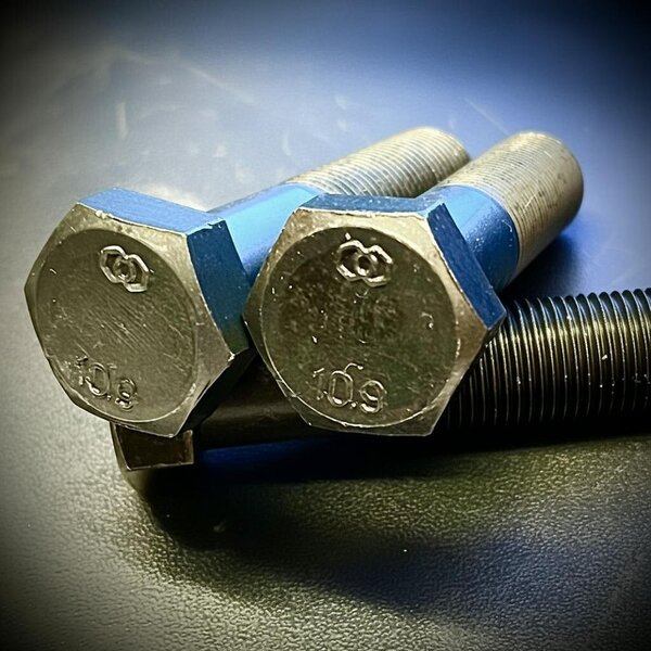 Fixaball M14 M16 M20x1.5P Fine Pitch Hex Bolt High Tensile 10.9 Self Colour