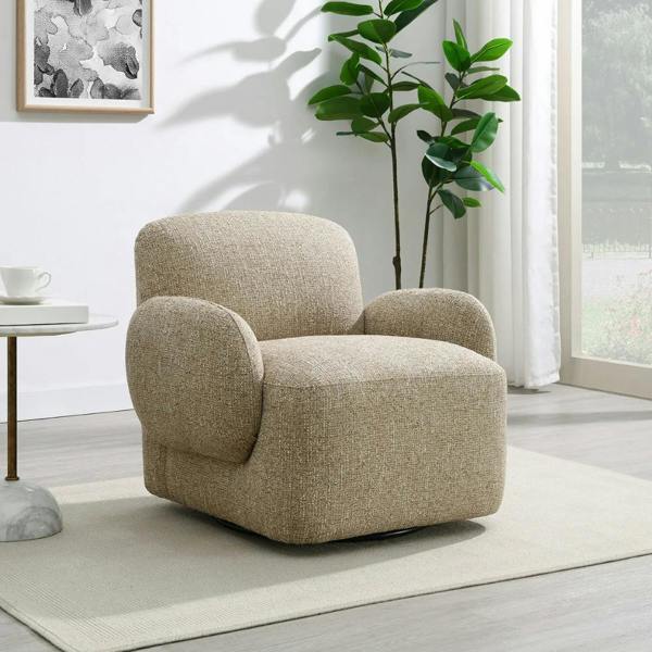 Dorridge Swivel Chair - Nutmeg