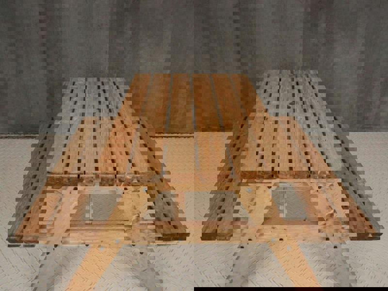 Classic pub-style picnic bench and table with rustic finish, designed for outdoor dining areas such as gardens, patios, cafés, and public spaces.