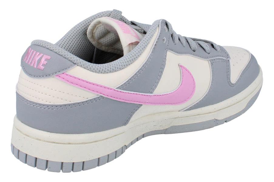 Nike Womens Dunk Low Next Nature Womens Trainers Dd1873 Sneakers Shoes  002 - Light Smoke Grey Pink Rise 002 - Photo 2