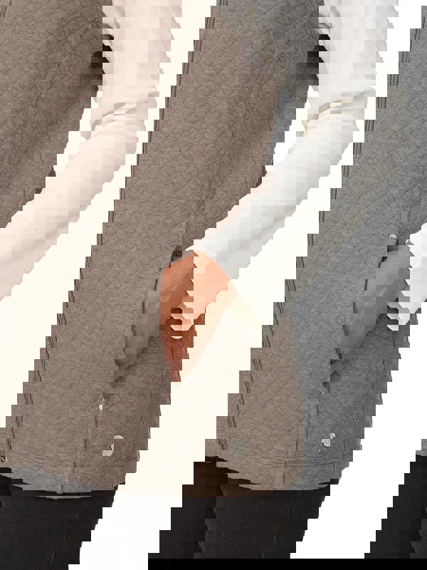 PennyPlain Lightweight Gilet - Latte