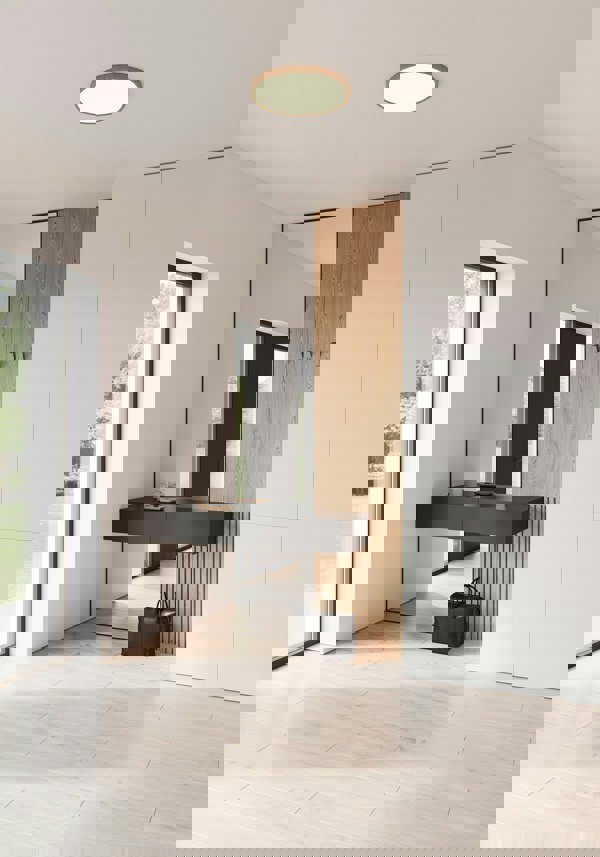 Nordlux Oja 42 | 2700K | 3-Step | Ceiling light | Wood Foil