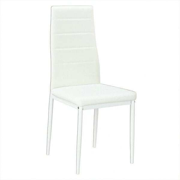 Kosy Koala Dining Table Set with 4 White Chairs Kitchen Dining Room Furniture