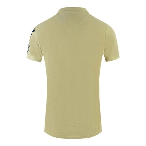 Aquascutum Branded Sleeve Polo Shirt - Beige