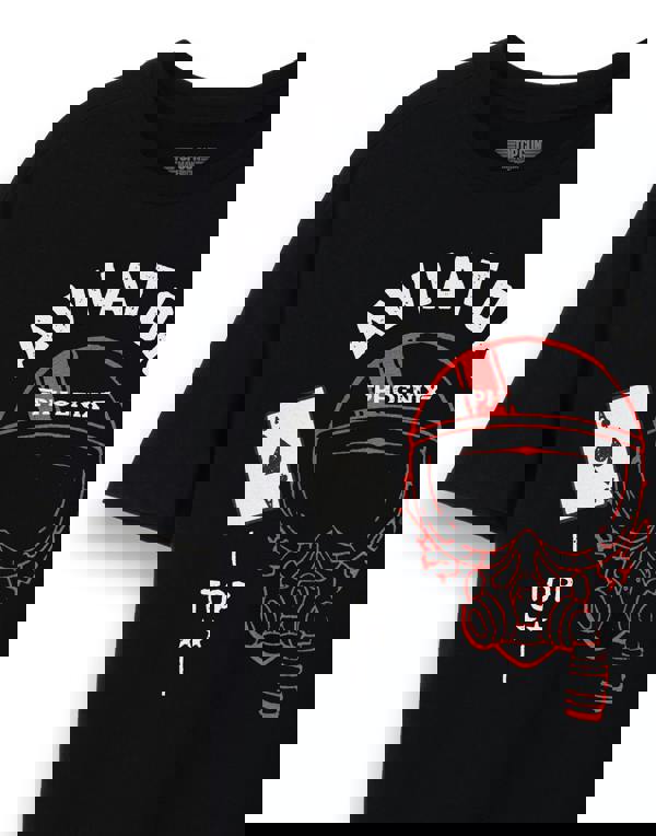 Top Gun: Maverick Mens Blue Phoenix'S Helmet - Graphic Print Short Sleeved T-Shirt