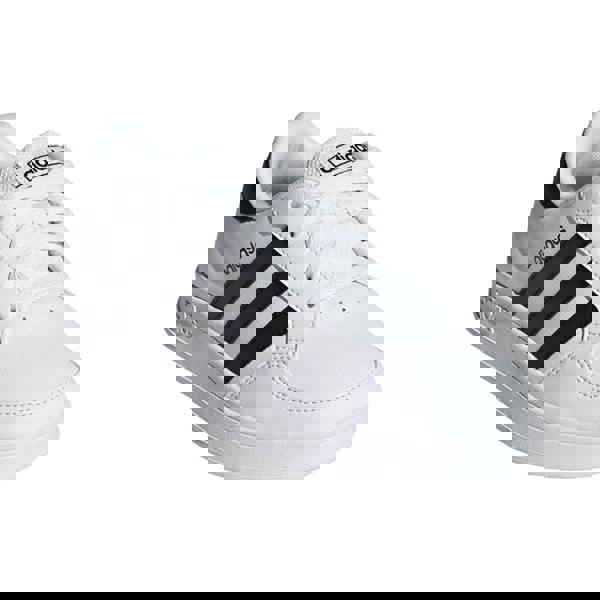 Adidas Childrens/Kids Breaknet 2.0 Synthetic Leather Trainers - White/Black